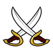 ⚔️ Emoji Espadas Cruzadas na emojidex 1.0.24.