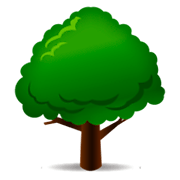 🌳 Emoji árvore Caidiça na emojidex 1.0.24.