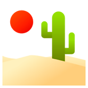Emoji 🏜️ Deserto su emojidex 1.0.24.