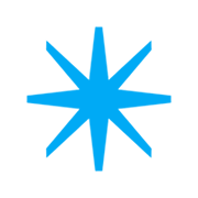Émoji ✳️ Astérisque Huit Branches sur emojidex 1.0.24.