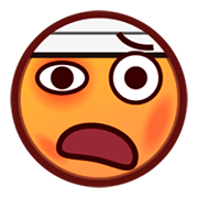 Emoji 🤕 Faccina Bendata su emojidex 1.0.24.