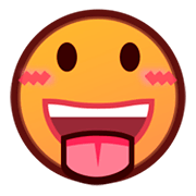 😛 Emoji Rosto Mostrando A Língua na emojidex 1.0.24.