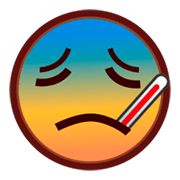 Emoji 🤒 Faccina Con Termometro su emojidex 1.0.24.