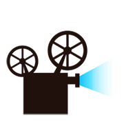 Émoji 📽️ Projecteur Cinématographique sur emojidex 1.0.24.