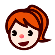 Emoji 👧🏻 Bambina: Carnagione Chiara su emojidex 1.0.24.