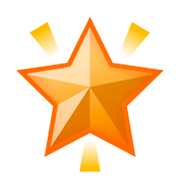 Émoji 🌟 étoile Brillante sur emojidex 1.0.24.