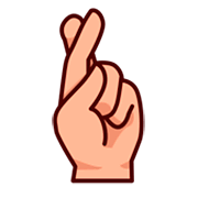 Emoji 🤞🏼 Dita Incrociate: Carnagione Abbastanza Chiara su emojidex 1.0.24.