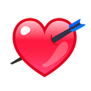 Emoji 💘 Cuore Con Freccia su emojidex 1.0.24.