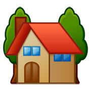 Émoji 🏡 Maison Avec Jardin sur emojidex 1.0.24.