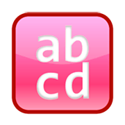 Emoji 🔡 Pulsante Con Lettere Latine Minuscole su emojidex 1.0.24.
