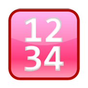 🔢 Emoji Eingabesymbol Zahlen emojidex 1.0.24.