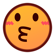 😗 Emoji Cara Besando en emojidex 1.0.24.
