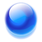 🔵 Emoji Círculo Azul na emojidex 1.0.24.