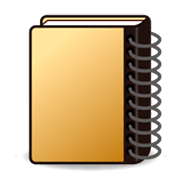 Emoji 📒 Quaderno Ad Anelli su emojidex 1.0.24.
