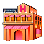 Émoji 🏩 Love Hotel sur emojidex 1.0.24.