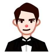Emoji 🤵🏻 Persona In Smoking: Carnagione Chiara su emojidex 1.0.24.