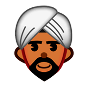 Emoji 👳 Persona Con Turbante su emojidex 1.0.24.