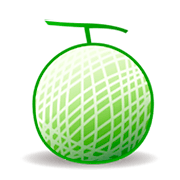 Émoji 🍈 Melon sur emojidex 1.0.24.