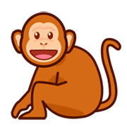 Émoji 🐒 Singe sur emojidex 1.0.24.