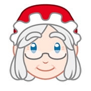Emoji 🤶🏻 Mamma Natale: Carnagione Chiara su emojidex 1.0.24.