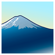 Émoji 🗻 Mont Fuji sur emojidex 1.0.24.