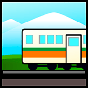 Emoji 🚞 Ferrovia Di Montagna su emojidex 1.0.24.
