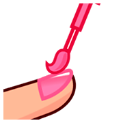 💅🏼 Emoji Pintarse Las Uñas: Tono De Piel Claro Medio en emojidex 1.0.24.