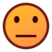 Emoji 😐 Faccina Neutra su emojidex 1.0.24.