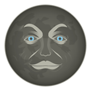🌚 Emoji Luna Nueva Con Cara en emojidex 1.0.24.