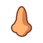 👃🏽 Emoji Nariz: Pele Morena na emojidex 1.0.24.