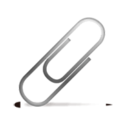 Émoji 📎 Trombone sur emojidex 1.0.24.