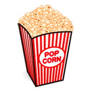 Emoji 🍿 Popcorn su emojidex 1.0.24.