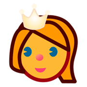 Émoji 👸 Princesse sur emojidex 1.0.24.