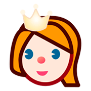 Émoji 👸🏻 Princesse : Peau Claire sur emojidex 1.0.24.