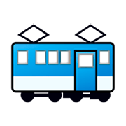 🚃 Emoji Straßenbahnwagen emojidex 1.0.24.