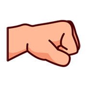 Emoji 🤜🏼 Pugno A Destra: Carnagione Abbastanza Chiara su emojidex 1.0.24.