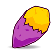 Emoji 🍠 Patata Dolce Arrosto su emojidex 1.0.24.