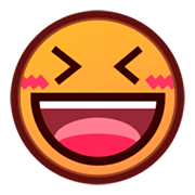 Emoji 😆 Sorriso A Bocca Aperta Con Occhi Chiusi su emojidex 1.0.24.