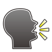 Émoji 🗣️ Tête Qui Parle sur emojidex 1.0.24.