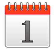 Emoji 🗓️ Calendario A Spirale su emojidex 1.0.24.