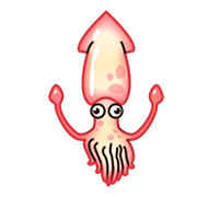 Emoji 🦑 Calamaro su emojidex 1.0.24.