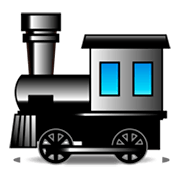 Emoji 🚂 Locomotiva su emojidex 1.0.24.