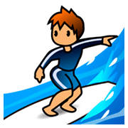 🏄🏽 Emoji Persona Haciendo Surf: Tono De Piel Medio en emojidex 1.0.24.