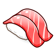 Émoji 🍣 Sushi sur emojidex 1.0.24.