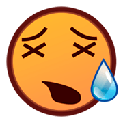 😫 Emoji Rosto Cansado na emojidex 1.0.24.