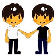 Emoji 👬 Due Uomini Che Si Tengono Per Mano su emojidex 1.0.24.