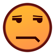 Emoji 😒 Faccina Contrariata su emojidex 1.0.24.