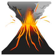 Émoji 🌋 Volcan sur emojidex 1.0.24.