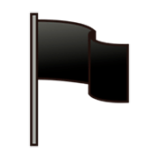 Émoji 🏴 Drapeau Noir sur emojidex 1.0.24.