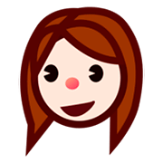 Emoji 👩🏻 Donna: Carnagione Chiara su emojidex 1.0.24.